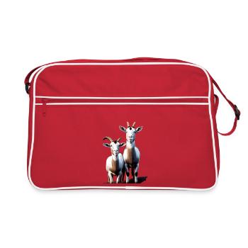 GOATS II - Retro Bag - red/white - Front