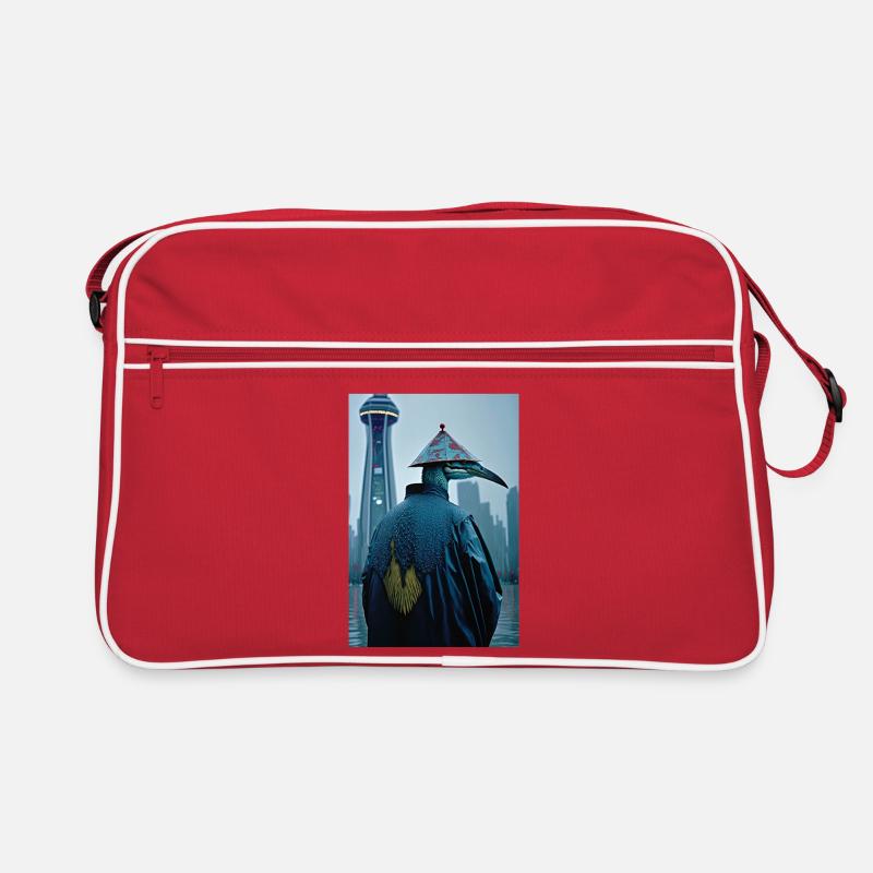 Anthropomorphic 01 - Sac Retro - rouge/blanc