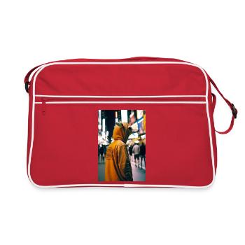 Anthropomorphic 08 - Sac Retro - rouge/blanc - Devant
