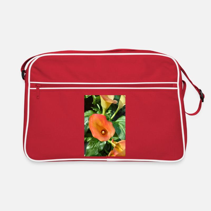 Orange Calla Blossom Magic Retro Bag