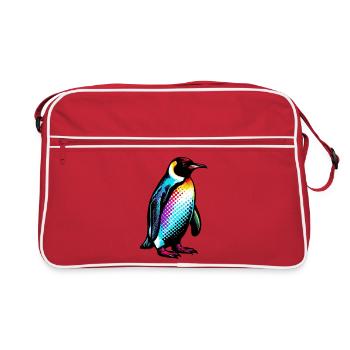 Penguin - Retro Bag - red/white - Front