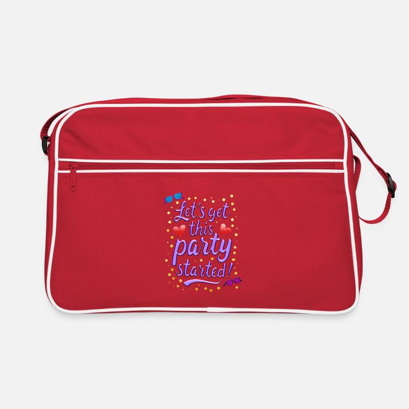 Lets get this party started Retro Bag