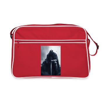Poster Illustration Chevalier - Retro Tasche - Rot/Weiß - Vorne