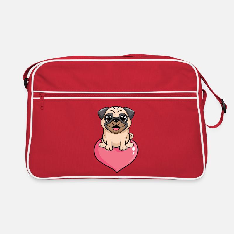 Mops Retro Tasche