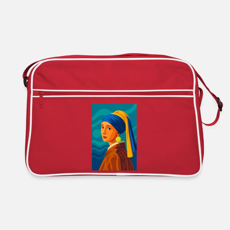 Die Jungfrau (in der Schwebe) Retro Tasche