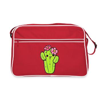 Cactus - Retro Bag - red/white - Front