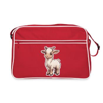 Chèvre - Sac Retro - rouge/blanc - Devant