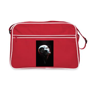 MAD-MND: Reality Fails - Retro Tasche - Rot/Weiß - Vorne