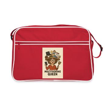 Multitasking Queen - Retro Bag - red/white - Front