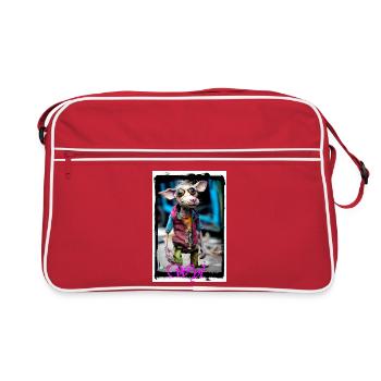 Gutted Gremlin Vintage Charm Punk Doll - Retro Bag - red/white - Front