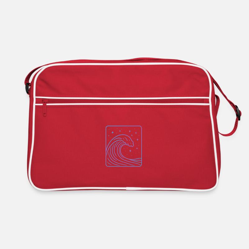 Kosmische Welle Retro Tasche