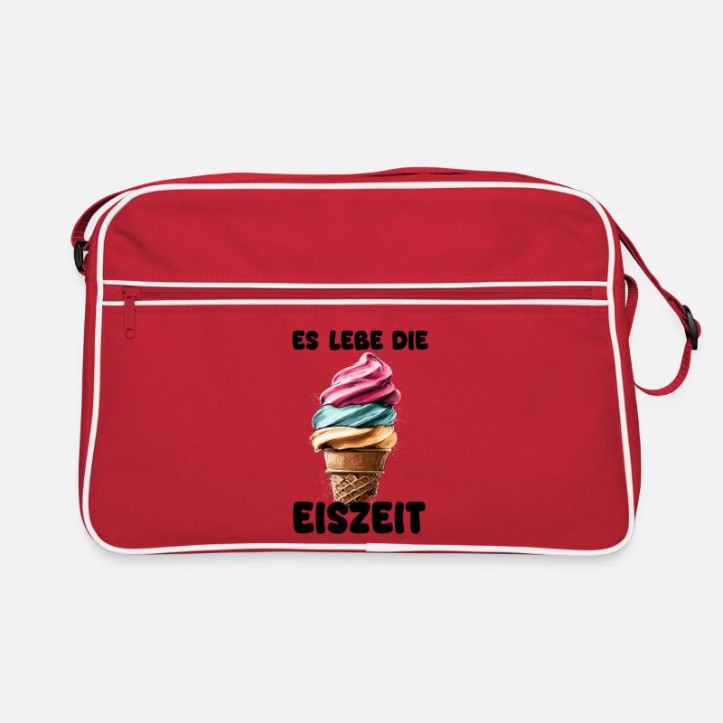 Es lebe die Eiszeit - Eissorte Retro Tasche