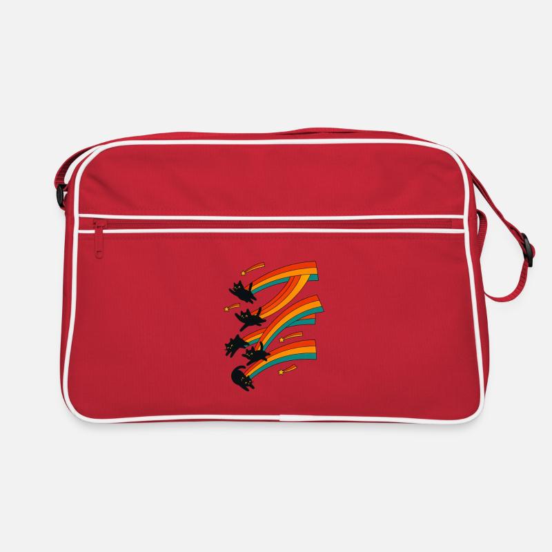 Rainbow Cat Retro Bag