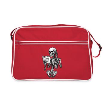 Comment rester en vie - Sac Retro - rouge/blanc - Devant