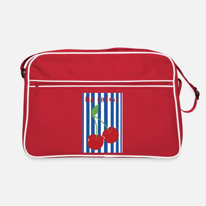 Ma chérie - Sac Retro - rouge/blanc
