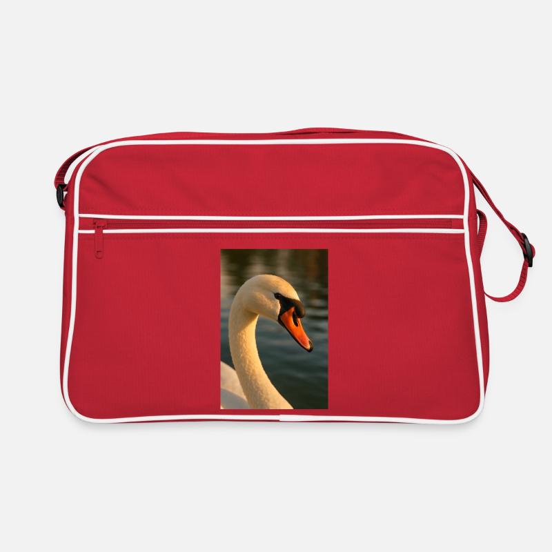 Vogel - Schwan Retro Tasche