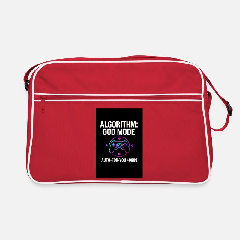 Algorithmus-Gott-Modus Retro Tasche