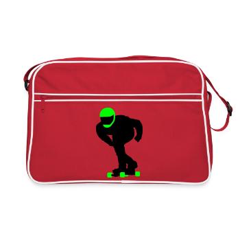 Longboard - Retro Bag - red/white - Front
