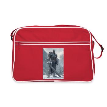 Armure de givre de seigneur de guerre - Sac Retro - rouge/blanc - Devant
