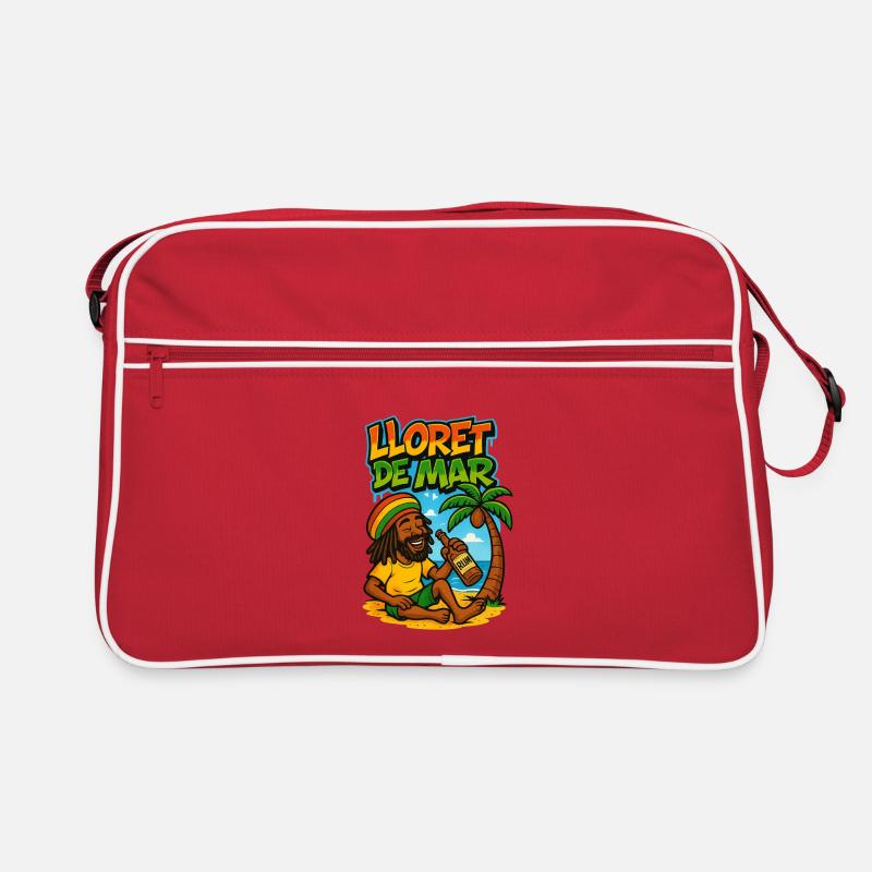 Lloret de Mar Rastas am Strand Retro Tasche
