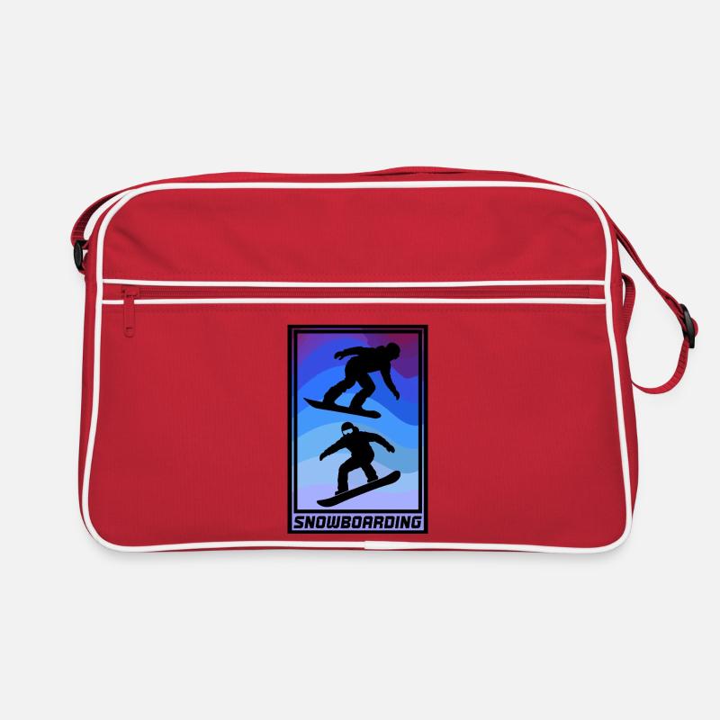 Snowboarding Retro Tasche