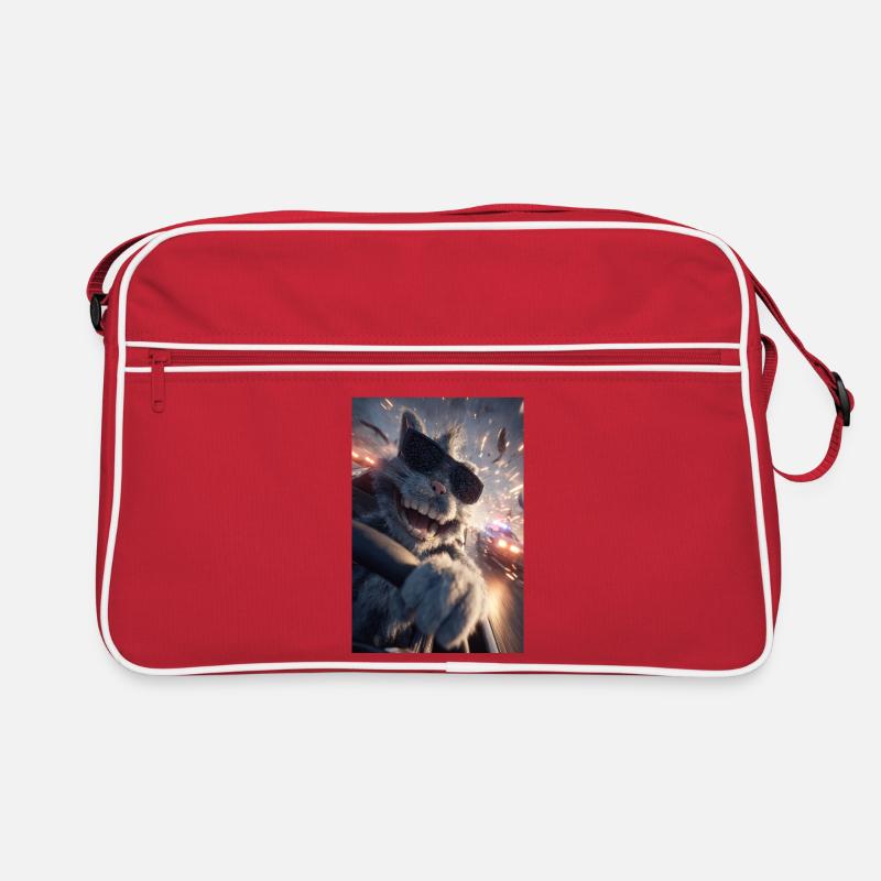 Rogue Rabbit Car Chase Retro Bag