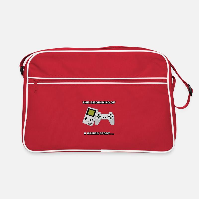 Anfang einer Gamerengeschichte Retro Tasche