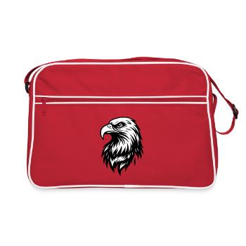 Style de ligne Imperial Eagle - Sac Retro - rouge/blanc - Devant