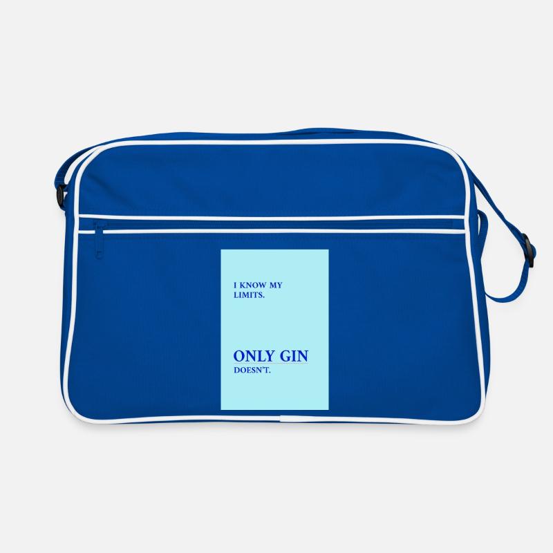 Gin Has No Limits  Retro Tasche