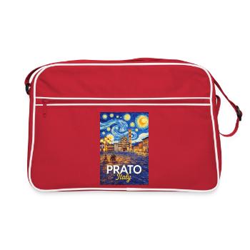 Prato, Italie. - Sac Retro - rouge/blanc - Devant