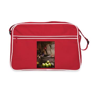 Graffiti du marché de la rue Coconut - Sac Retro - rouge/blanc - Devant