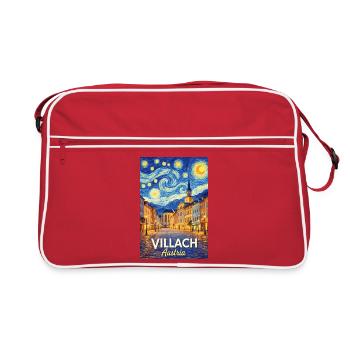 Villach, Austria - Retro Bag - red/white - Front