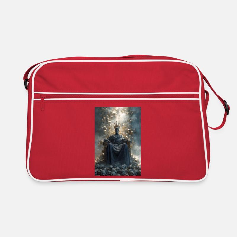 Skull Throne Crowned King Retro Bag