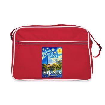 Memphis Tennessee - Retro Bag - red/white - Front