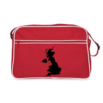 england - Retro Tasche - Rot/Weiß - Vorne