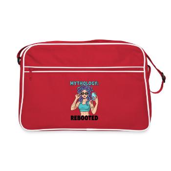 Modern Medusa Mythology Rebooted - Retro Bag - red/white - Front