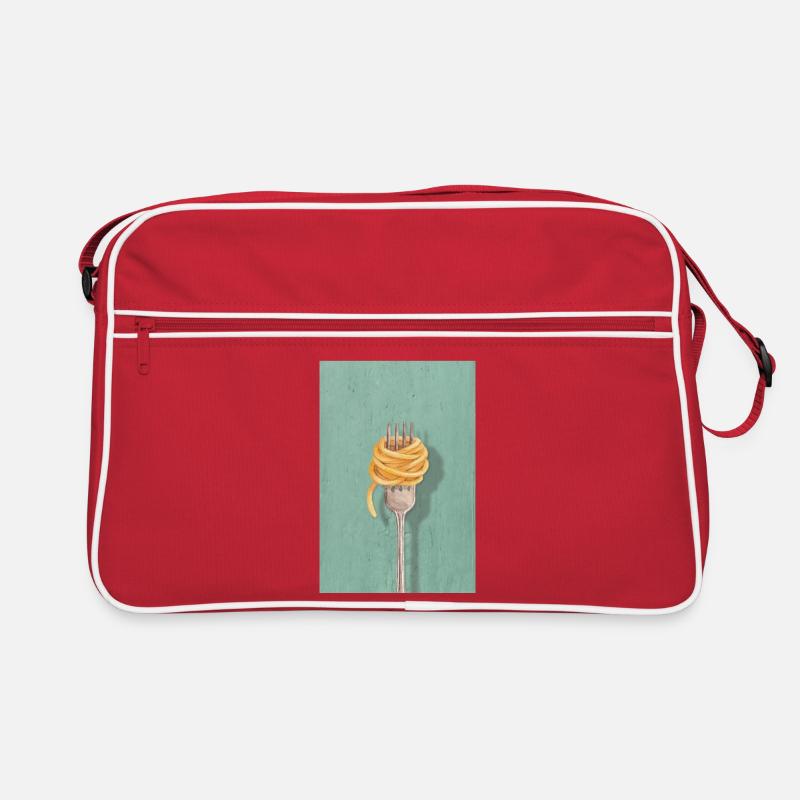 Pasta Fork Reduced Kitchen Design Retro Bag