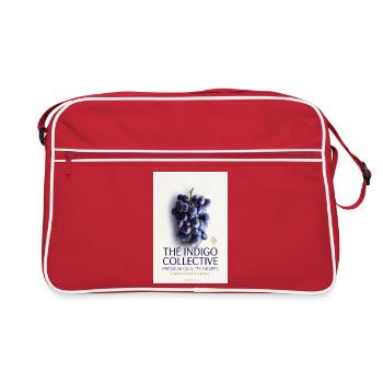 Indigo Collective Grapes Label - Sac Retro - rouge/blanc - Devant