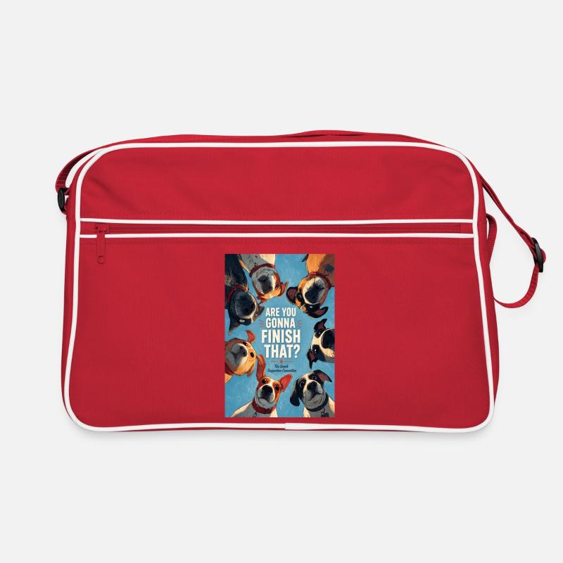 Tu vas finir ça ? Chiens Sac Retro