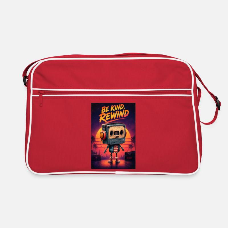 Sois gentil, Robot Coucher de Rembobinage Sac Retro