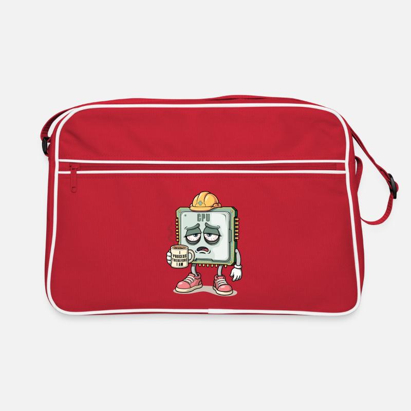 CPU-Charakter Retro Tasche