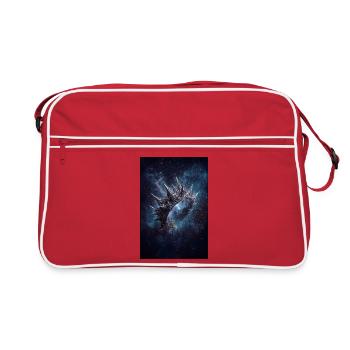 Couronne de nébuleuse épineuse - Sac Retro - rouge/blanc - Devant