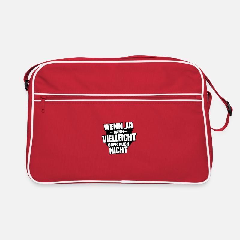 Vielleicht Oder Nicht – Entscheidungswitz Retro Tasche