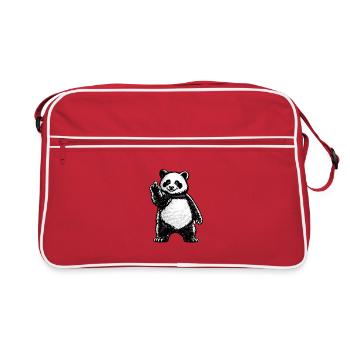 PNDA FCK - Retro Bag - red/white - Front
