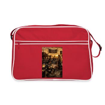 Biker Ladys - Retro Tasche - Rot/Weiß - Vorne
