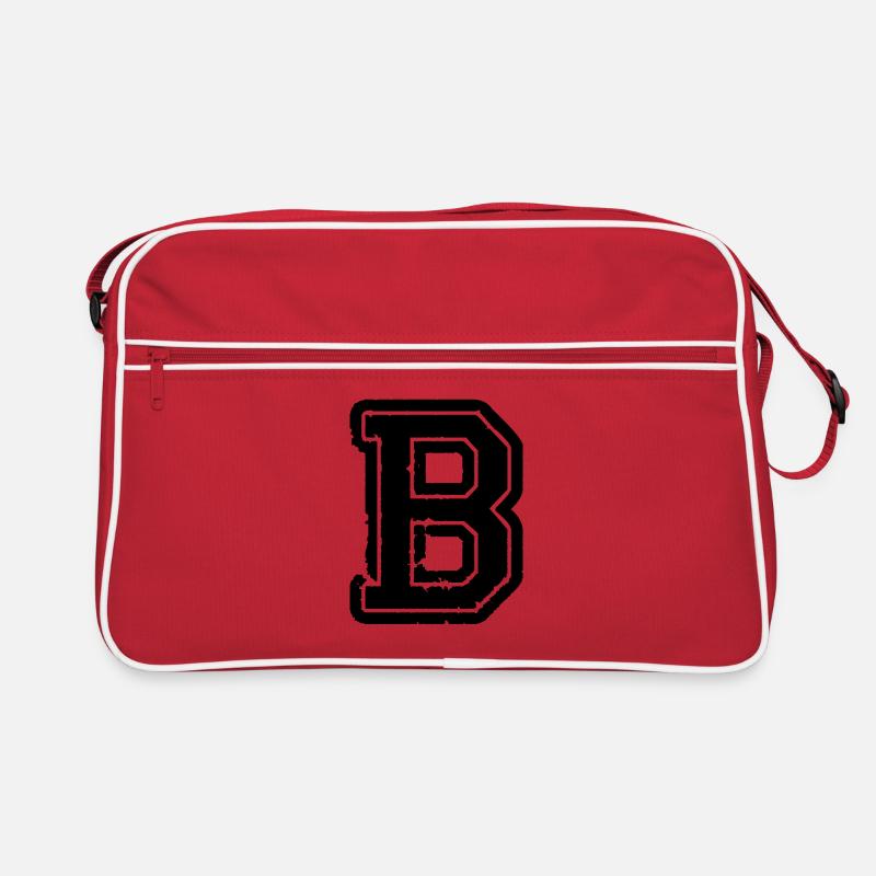 B letter Retro Bag