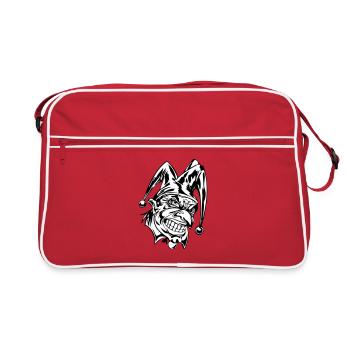 clown 004 - Retro Bag - red/white - Front