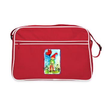 dwarf - Retro Bag - red/white - Front