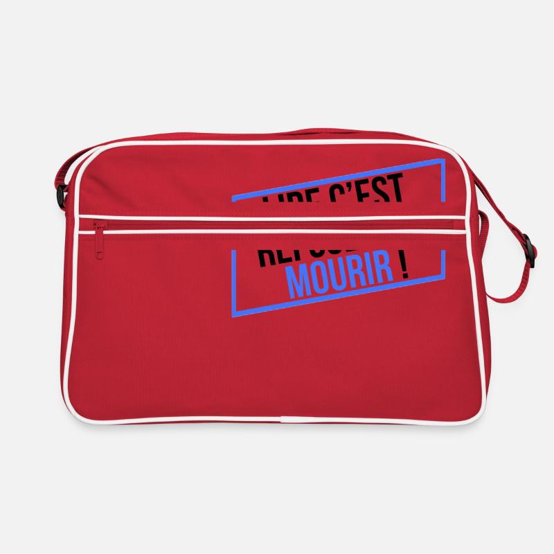 LIRE C'EST REFUSER DE MOURIR ! Sac Retro