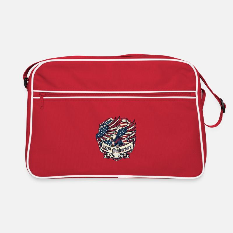Eagle Flag 250th Anniversary - Retro Bag - red/white